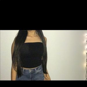 Juniors Black tube top